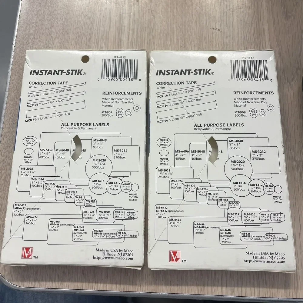 Lot Of (2) Maco MS-812 1/2 x 3/4
